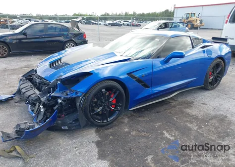 2019 Chevrolet Corvette Stingray z USA, uszkodzony, nr VIN 1G1YB2D71K5122378